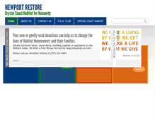 Tablet Screenshot of newporthabitatrestore.org